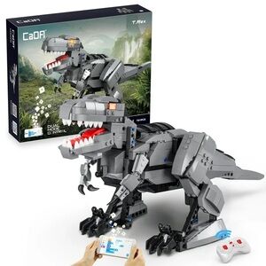 Ada T-Rex Dinosaur Building Set - programmable remote control 701 building block